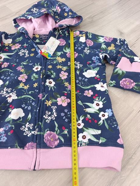 Kvietkovaná mikina, lewro,164 / 170 / m / s