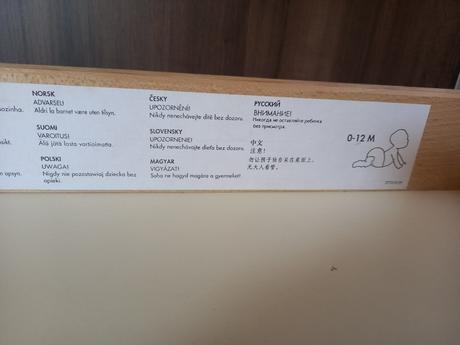 Prebalovaci pult ikea,