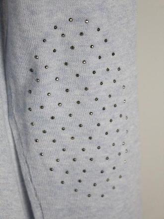 -s ozdobnými lakťami pulóver cache cache veľ. s, s