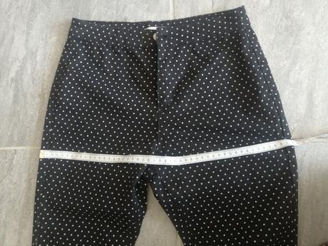 Sexi bodkované džínsy elastické v36,s,164, 164