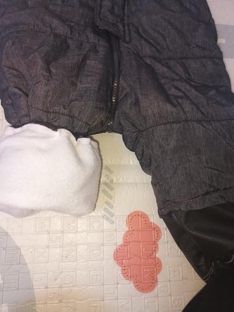 Zimný tmavosedy overal v.74, baby club,74