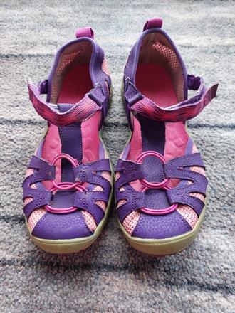 Fialové ružové sandále, merrel,34