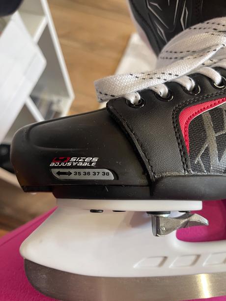 Zimne korcule nastavitelne 35-38, crowned