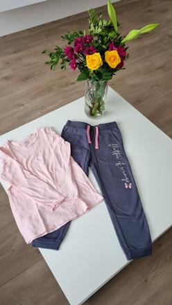 Hrubsie teplaky a tricko vel.122, pepco,122