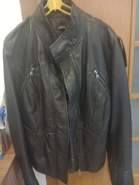 Kožená bunda krátka, m