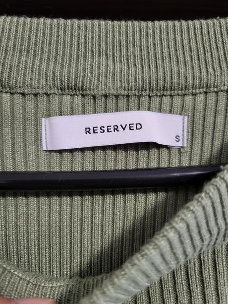 Bledozelené basic šaty, reserved,s