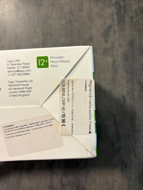 Tegu - magneticke autičko na motoriku, 