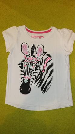 Tričko so zebrou 4-5 r, young dimension,110