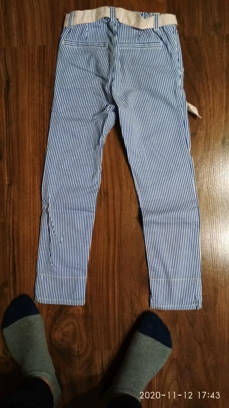 Pásikavé nohavice, h&m,116
