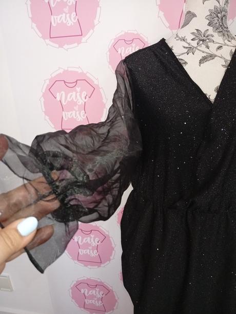 Trblietavé šaty elastické 46-50, xxl