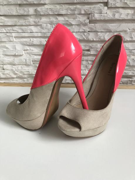 Bežovo ružové lodičky bershka, bershka,37