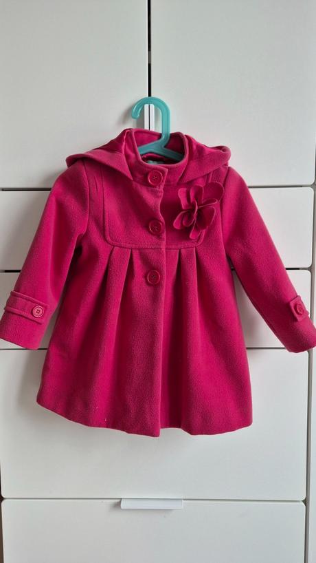 Ružovy kabatik - 98 - cena s poštou, monsoon,98