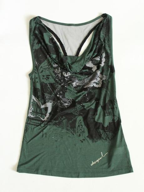 -padavé tielko s kamienkami, desigual, veľ. m, a, desigual,m