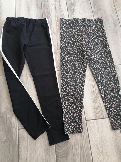 Čierno biele legíny reserved - 140, reserved,140