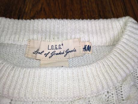 Pletený pulóver h&m s prímesou vlny, h&m,152