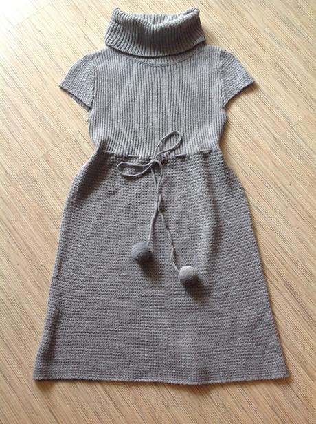 Pletené šaty clockouse l-38/40, c&a,38