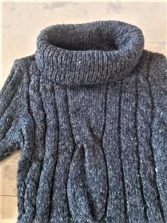 Pletené šaty s/m, m