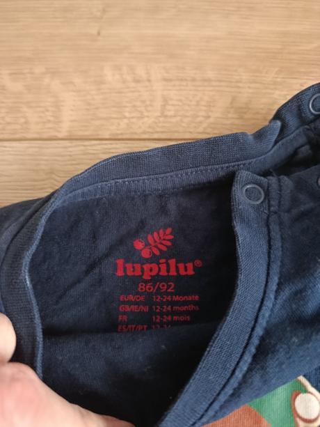 Tričko s dlhým rukávom 92/ vianočný motiv, lupilu,92