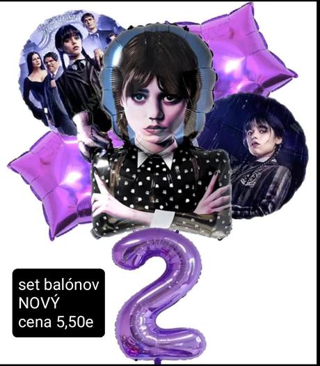 Párty dekorácie wednesday/adams family, 