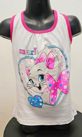 Tielko - tričko s mačičkou kitty, 140