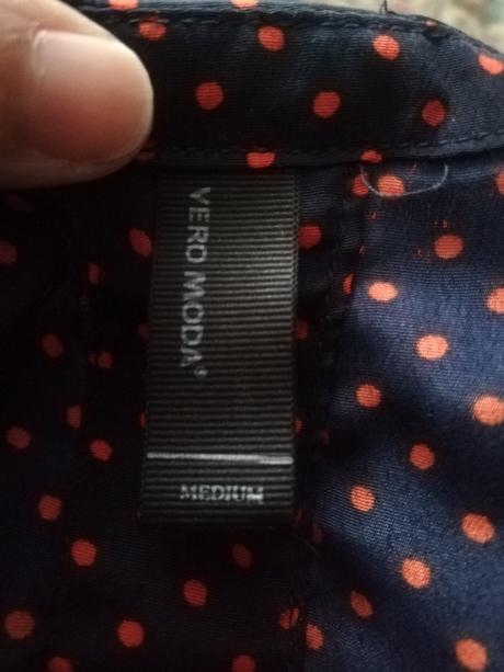 Bodkovaná blúzka, vero moda,m