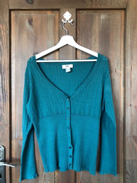 Svetrík s ažúrovým vzorom, bonprix,40