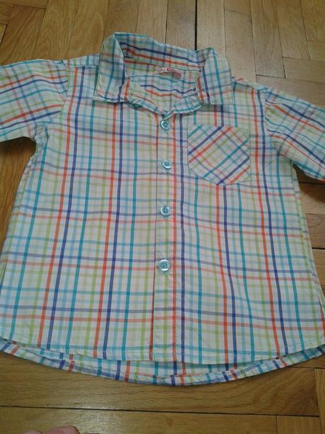 Pestrá košeľa na 18 mes., 80