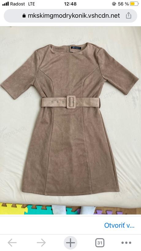 Semisove midi saty, xs