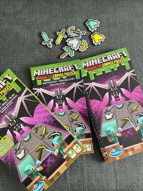 Minecraft lego a magnetické puzzle, 