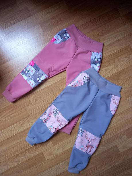 Softshellove nohavice s fleecom, 86 - 158