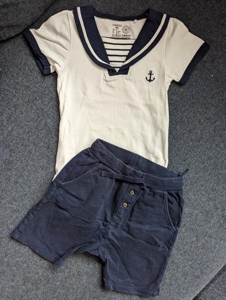 Lindex letný set námorník 86, lindex,86