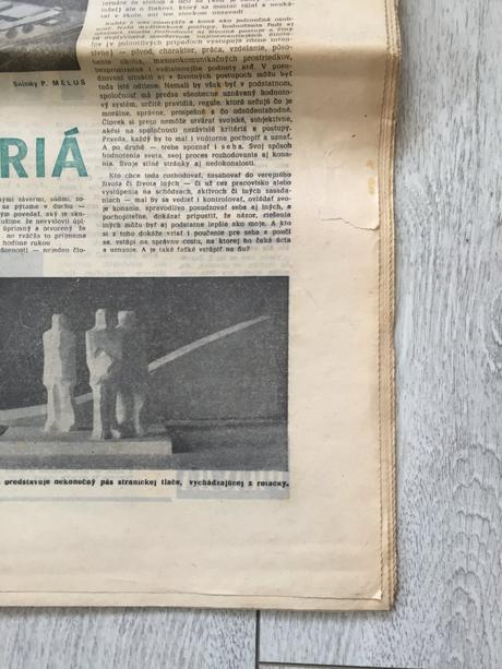 Stare noviny nedelna pravda 3, 18.1. 1974, 