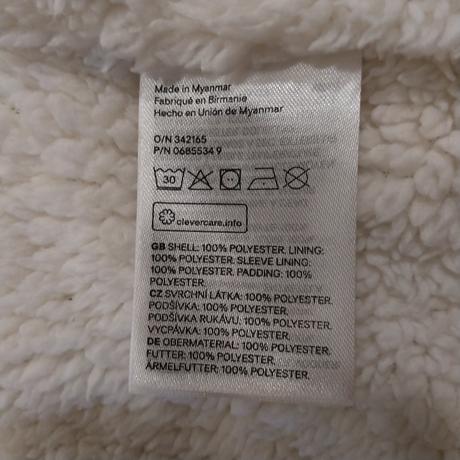 Predám dievč. zimnú bundu zn. l.o.g.g. (h&m) v.164, h&m,164