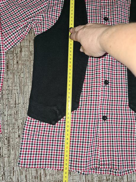 Košeľa s vestou  veľkosť 140, h&m,140