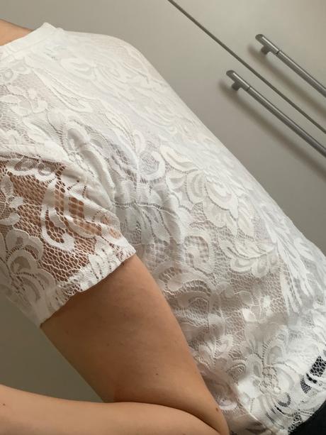 Dámsky cipkovany top, new yorker,m