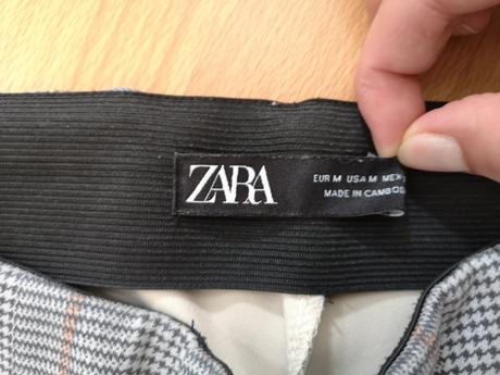 Elegantné nohavice, zara,38
