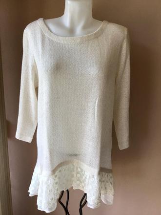 Pulover s čipkou l, 44