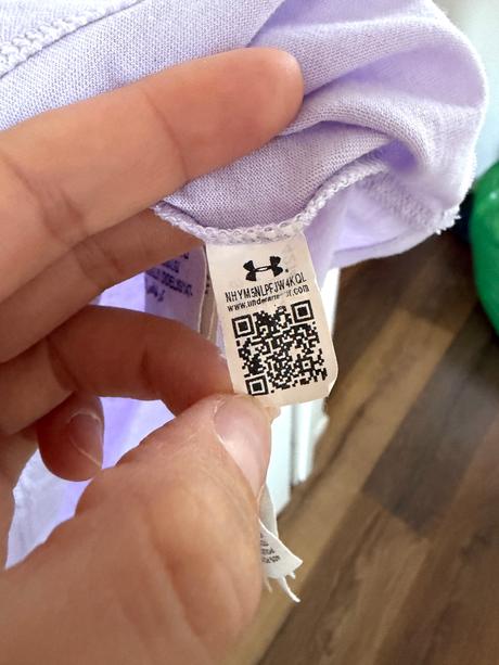 Lila tričko under armour, veľkosť ylg (147-158 cm), xs