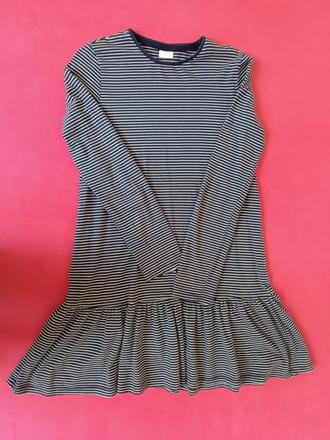 Šaty modré s pásikmi v.146/152 f&f, f&f,146