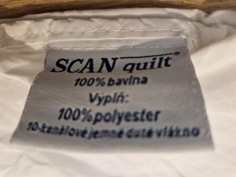 Detsky paplon a vankus scanquilt, šírka (cm): 80,dĺžka (cm): 120