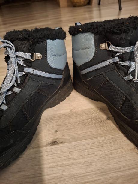 Nepremokave teple zimné topanky, quechua,38