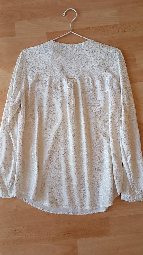 Zlato biela lesklá blúzka, new yorker,s