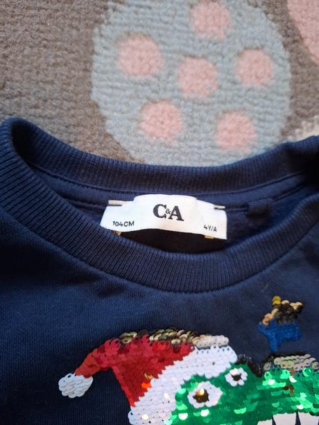 Vianočná mikina c&a, 104