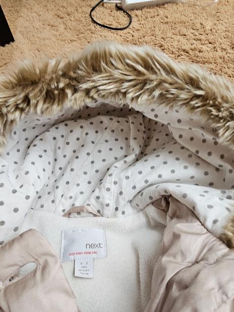 Next zlatobéžová bunda 110, next,110