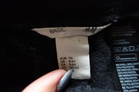 Tepláky h&m basic, h&m,116