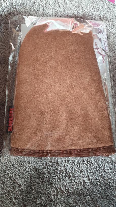 Samoopalovací sprej a rukavica sun express procrin,