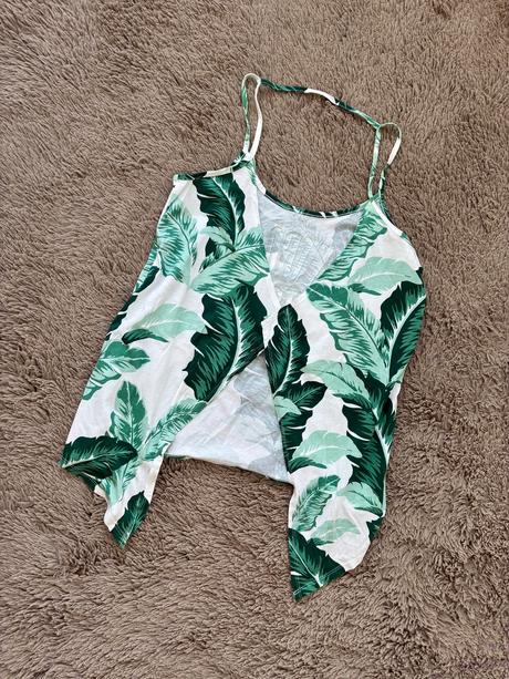 Retro jeans top, m