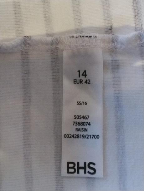 Dámsky pásikavý top, bhs, bhs,m