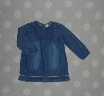 Riflové šaty na 18 až 24 mesiacov, h&m,92