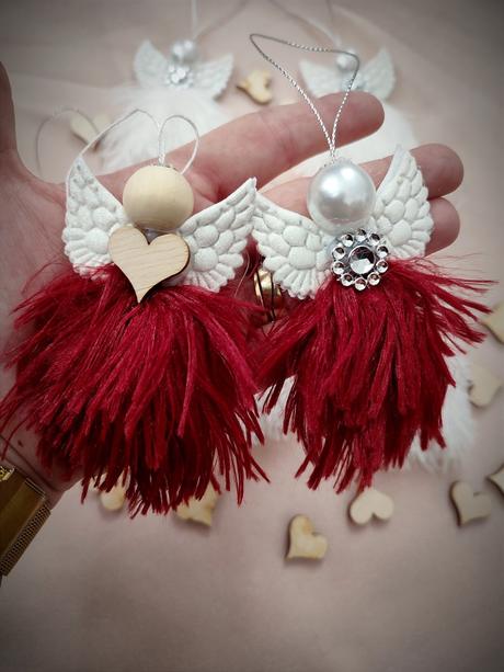 Ozdoby na stromček handmade, 